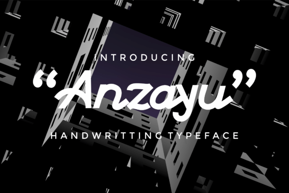 Anzayu Font: A Sharp Script for Modern Brand Identity