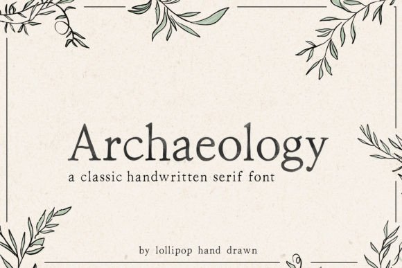 Archaeology Font Review: Authentic Serif for Branding