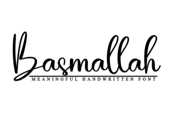 Basmallah Font: Delicate Handwritten Style for Makers