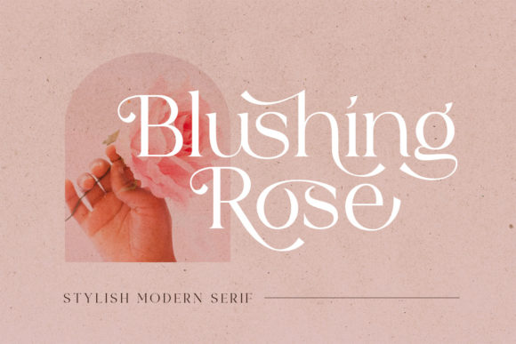 Blushing Rose Font for Elegant Editorial Design