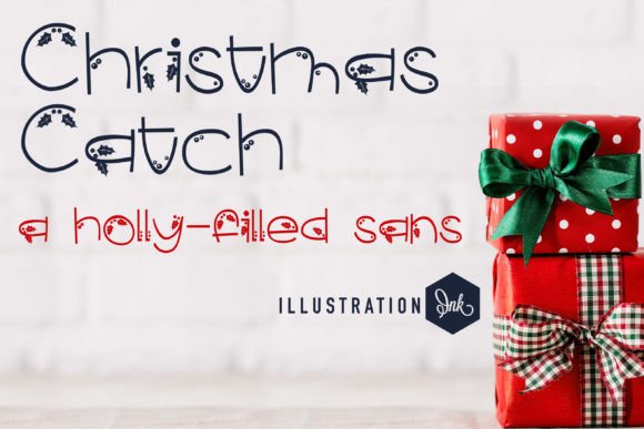 Christmas Catch Font for Festive Web Design