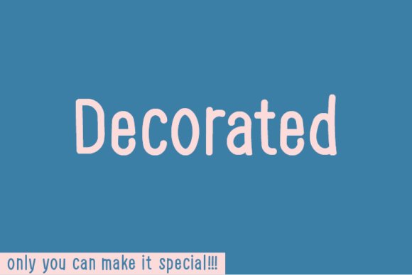 Decorated Font Review: Authentic Handwritten Typography