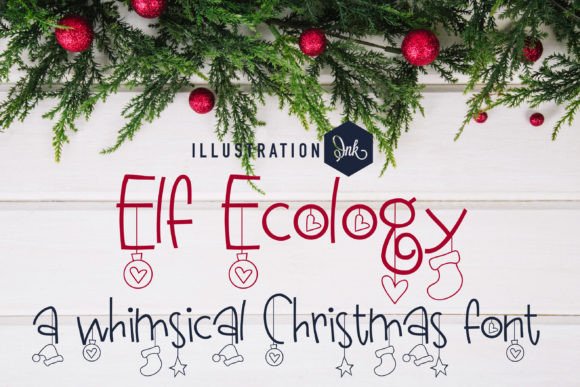 Elf Ecology Font for Festive Editorial Design