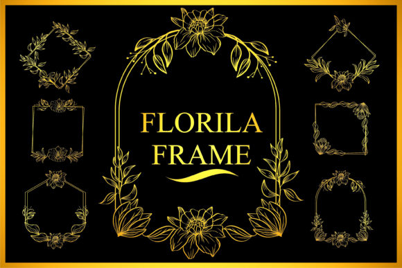 Florila Frame Font: Elegant Dingbats for Chic Branding