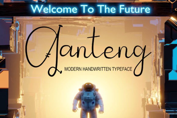 Ganteng Font: Handwritten Script for Makers