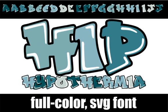 Hip Hypothermia Font: Elevating Campaign Visuals with Color