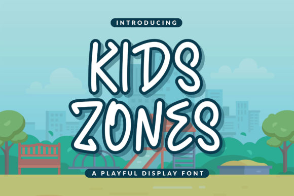 Kidzones Font: Playful Display Typography for Digital Campaigns