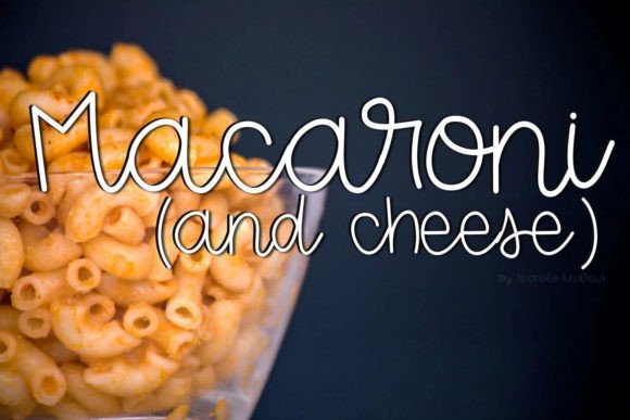 Macaroni and Cheese Font Review for Brand Identity