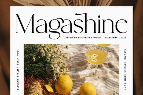 Magashine Font Review for Elegant Campaign Design