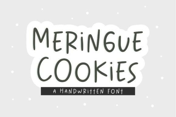 Meringue Cookies Font: Elevating Small Business Branding