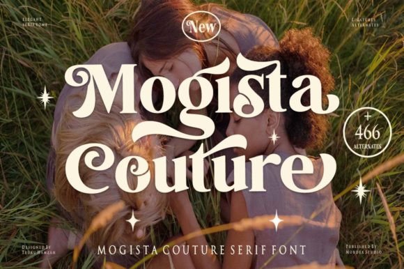 Mogista Couture Font for Handmade Labels and Branding