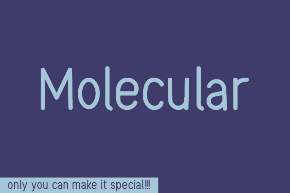 Molecular Font Review: Natural Handwritten Type for Makers
