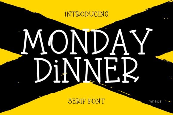Monday Dinner Font: A Maker’s Review for Handmade Products