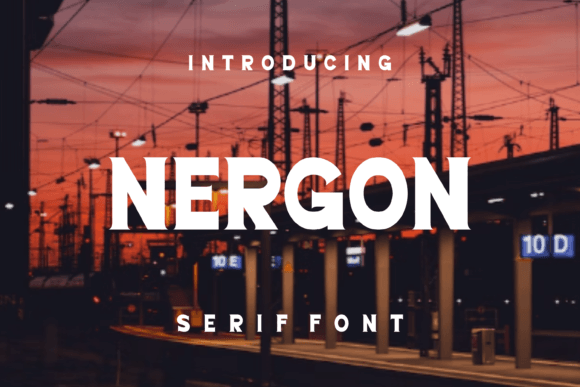 Nergon Font Review: A Unique Serif for Brand Identity