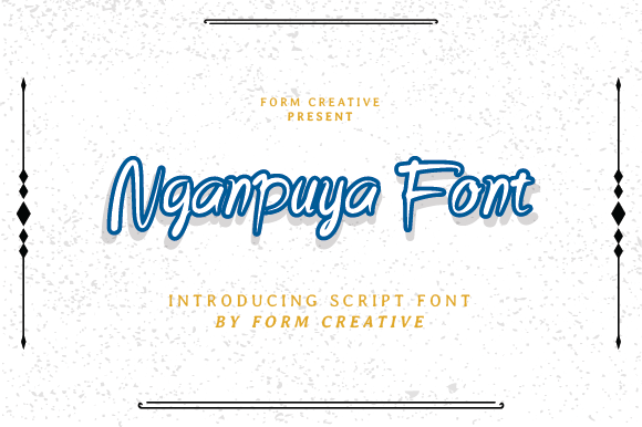 Nganpuya Font: Modern Handwritten Typography for Web Design