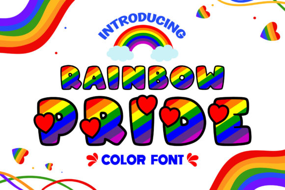 Rainbow Pride Font: Adding Joy to Editorial Layouts