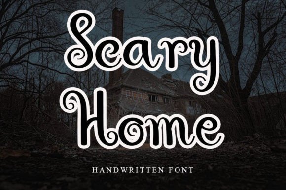 Scary Home Font: Friendly Script for Campaign Visuals