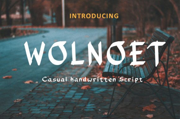 Wolnoet Font: Elevating Campaign Visuals with Handwritten Style